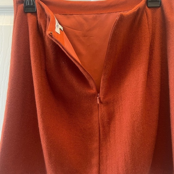Madewell Burnt Orange Skirt Size 6 Style # AF034 - Picture 5 of 9
